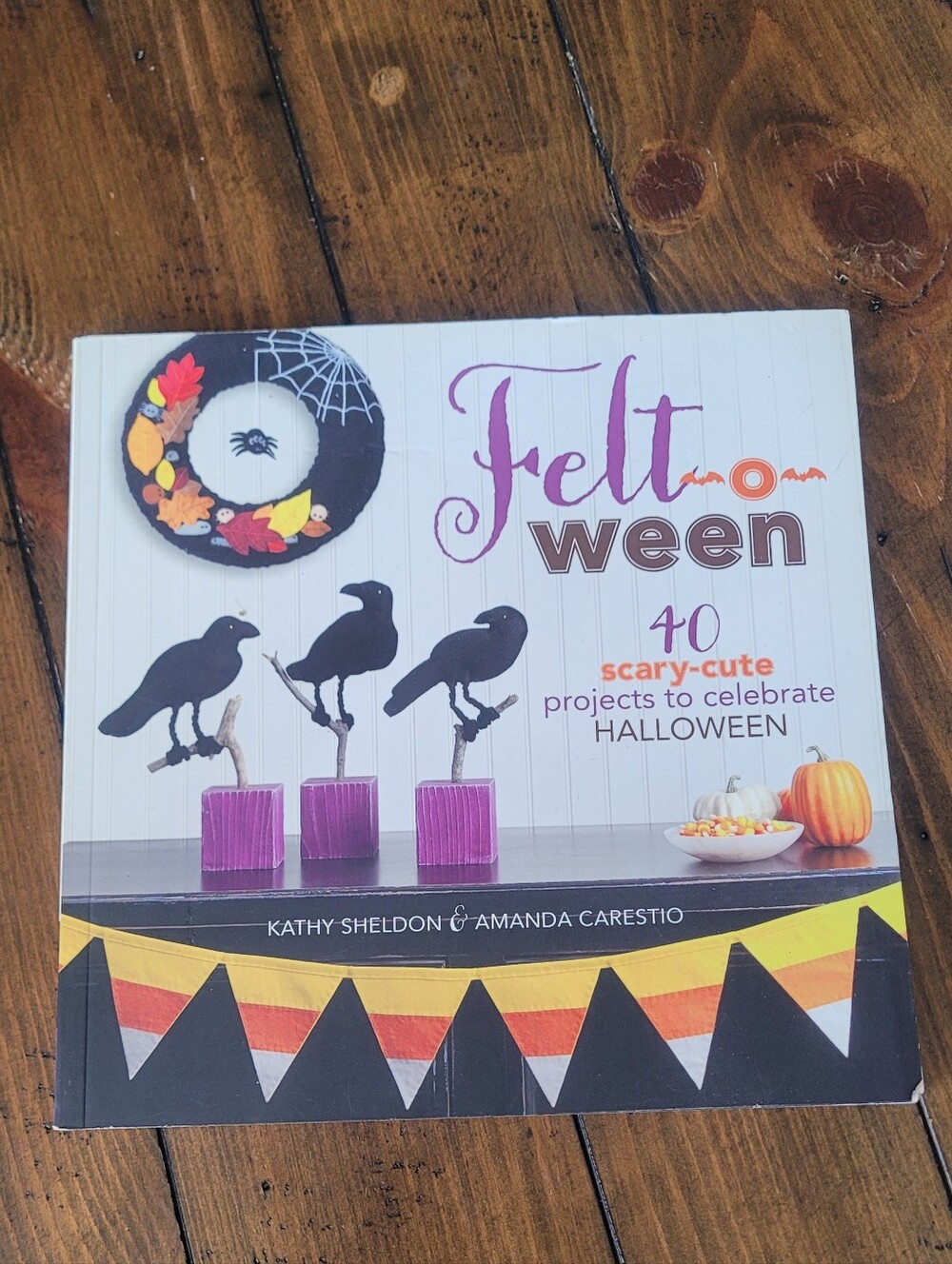 Felt-oween Halloween Craft Book - Purple & Black